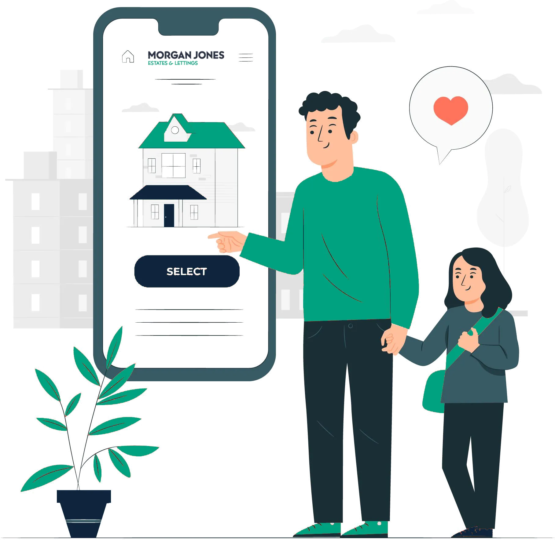 Property management illustration